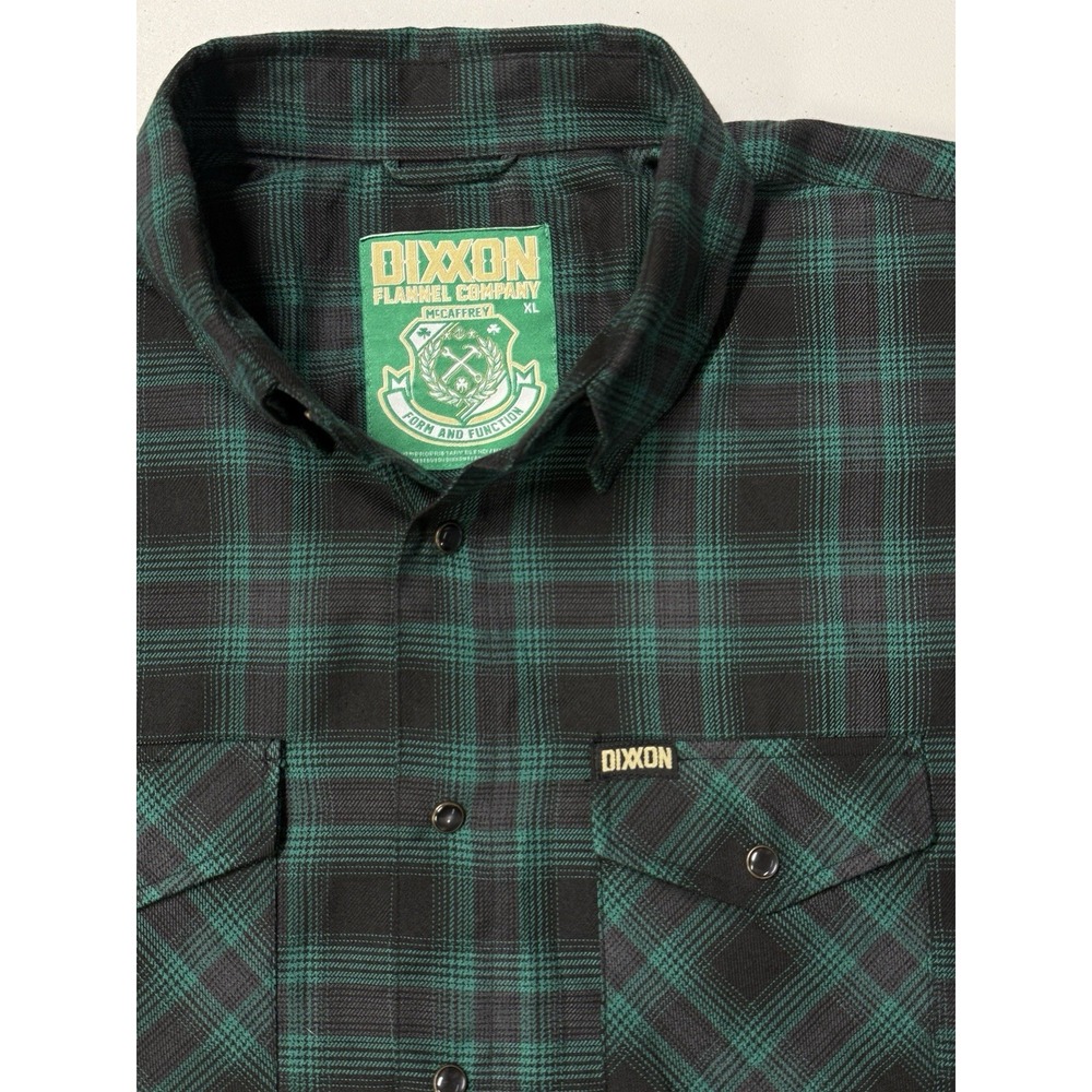 Dixxon Flannel McCaffrey Form And Function Men's XL Pearl Snap Long Sleeve